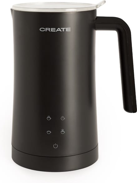 CREATE - Verwarmer voor melkopschuimer - 580ml - 75 °C - Zwart - MILK FROTHER STUDIO