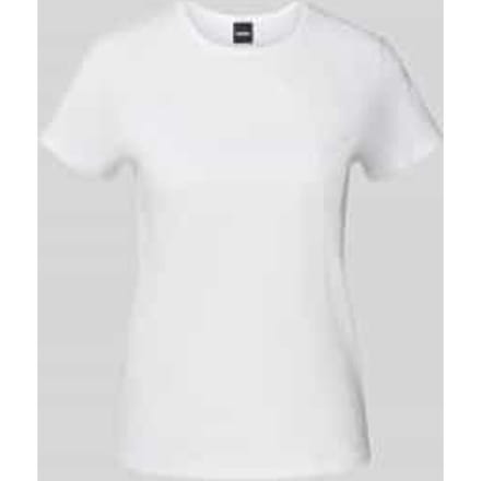 T-shirt met labeldetail, model 'Eventsa'