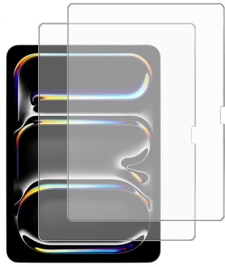 2x TechNow Matte Screenprotector geschikt voor Apple iPad Pro 13 2025 M5 / 2024 M4 Screenprotector - Fingerprint proof - Rounded - Proteqt+