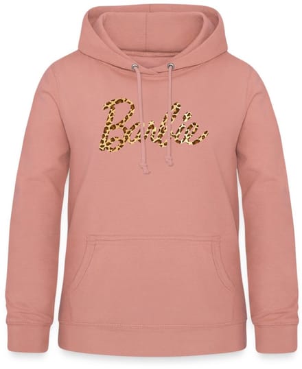 Barbie Leo Print Logo Hoodie Dames