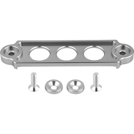 Support de fixation de batterie de course automobile anodisé pour HONDA CIVIC CRX 1988 2000 argenté