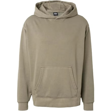 Urban Classics - Heavy Washed Boxy Hoodie/trui - 3XL - Olijfgroen