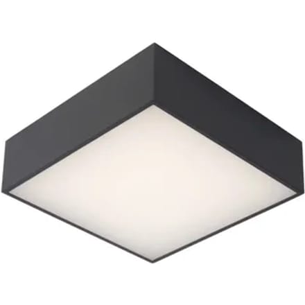 Lucide Plafondlamp Led Roxane Zwart Vierkant 10w