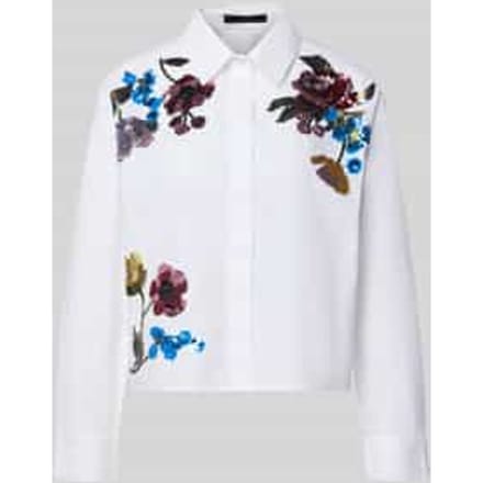 Boxy fit blouse met pailletten