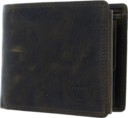 CHIEMSEE Leren Portemonnee Dalian Wallet Green Groene