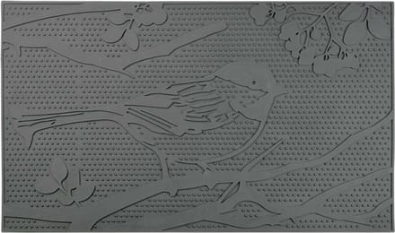 Deurmat rubber vogel 45 x 75 cm