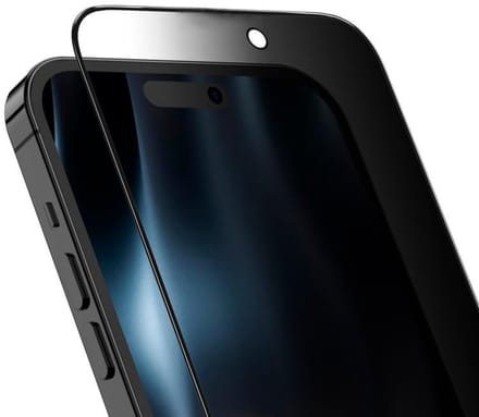 Rixus Privacy Full Curved Edge Tempered Glass For Apple iPhone 17 Pro