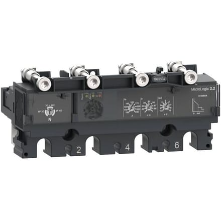 Schneider Electric Current relay MicroLogic 2.2 for ComPacT NSX 250 circuit breakers electronic rated current 250A 4 pole