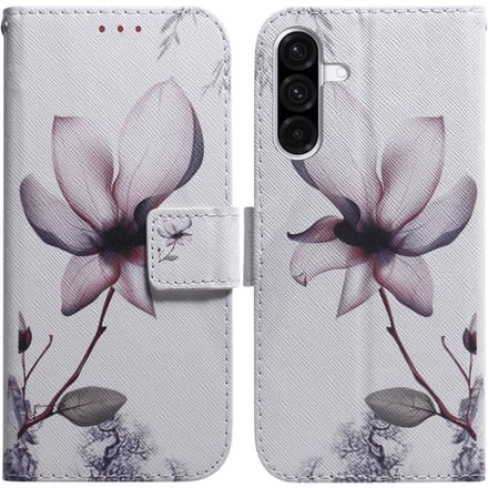 Mocaa Samsung Galaxy A26 5G Floral Bookcase Hoesje Meerkleurig
