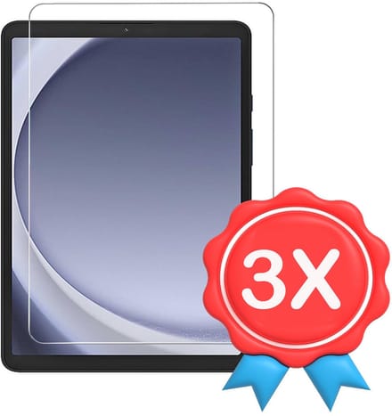 Screenprotector Glas - Tempered Glass Screen Protector Geschikt voor: Samsung Galaxy Tab A9 (8.7 inch) SM-X110/ SM-115 - 3x