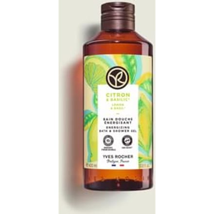 YVES ROCHER - Lemon & Basil Energizing Bath & Shower Gel 400ml