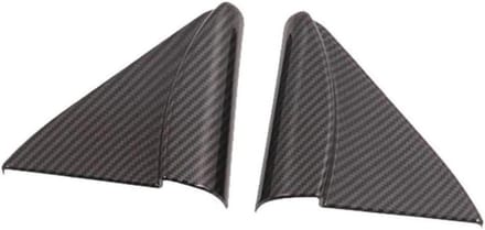 Luidspreker Afdekking - Interieur Trim - Auto Verfraaien - Koolstofvezel Look - One Size - Zwart