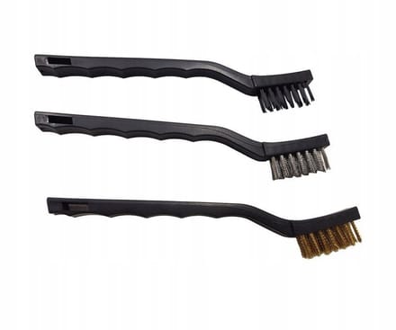 MAGMA 6-delige handborstelset: Staal, Messing, Nylon