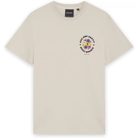 Lyle & Scott - Heren t-shirt - Maat S - Mannen - W503 Putty -