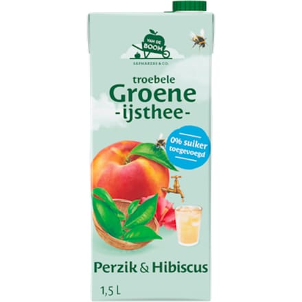 Groene thee perzik