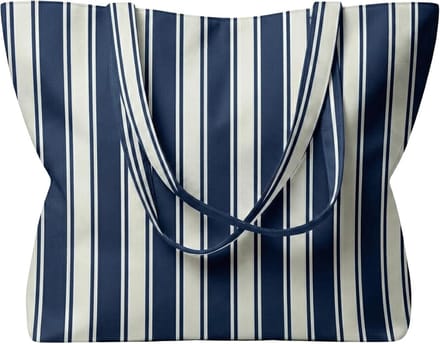 Grote Katoenen Tote Bag met Binnenvak - Herbruikbare Boodschappentas met Digitale Prints
