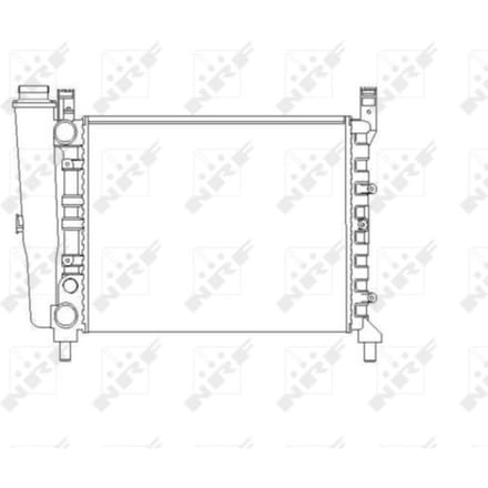 Radiator, motorkoeling NRF 54680