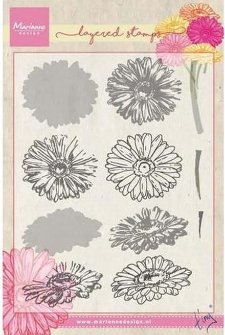 Marianne Design Stempel - Tinys gerbera TC0853 12.5x19.0cm
