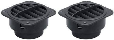 Allecto - Surakey 2pcs 75mm Rotatable Auto Verwarming Ventilatie Uitlaat voor Vloerverwarming