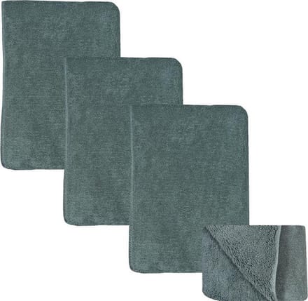 Lubna Home Microfiber EASY CLEANING-AUTO POETS DOEK  40x60 cm 3 PACK TANK DOEK-GRIJS
