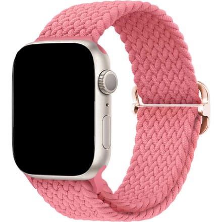 2+1 | Apple Watch Bandje Weavy - Nylon - Roze