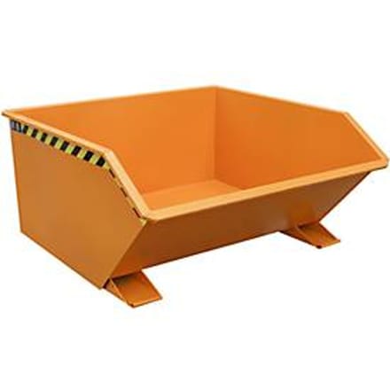 Kiepbak type GU, 750 liter, oranje
