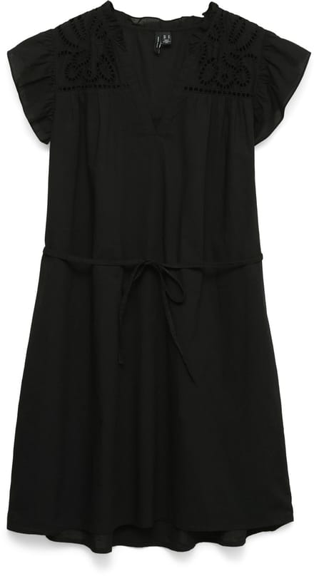 VERO MODA - VMLINE SS SHORT DRESS WVN NOOS - Dames - Mini jurken