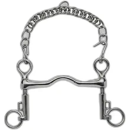 Feeling Saumur Polobit Met Korte Scharen 110 Mm Zilver 12.5 cm