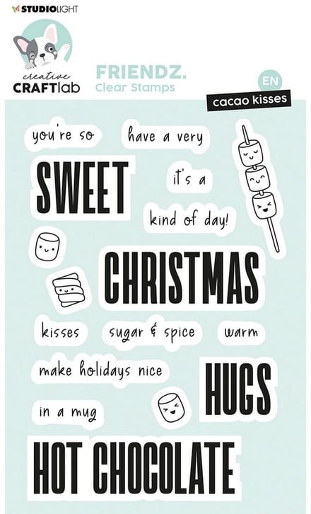 Studio Light Friendz Clear Stamp Cacao Kisses