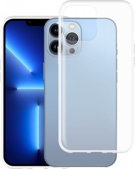 Just in Case Soft TPU Case hoesje geschikt voor iPhone 13 Pro Max - transparant