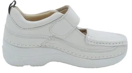 Wolky Bandschoenen Roll Combi creme wit leer