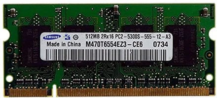 512 MB Samsung M470T6554CZ3-CE6 ID10198
