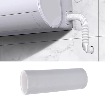 Airco Afvoerslang - Flexibel Kanaal - Ruimte Koelen - Universele Pasvorm - 2 Meter - Wit