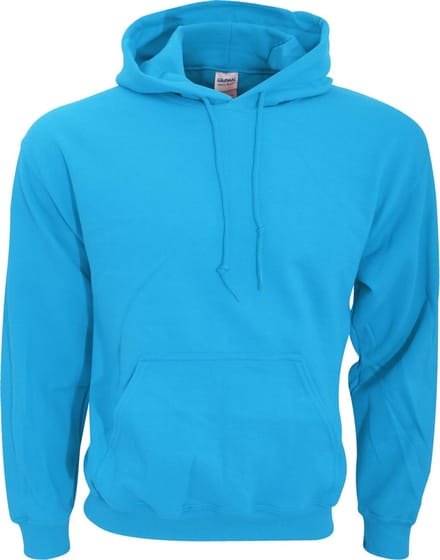 Gildan Zware Blend Volwassen Unisex Hooded Sweatshirt / Hoodie (Saffier)