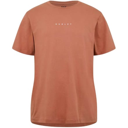 Hurley Heren T-shirt zonsondergang (Rood)