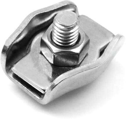Dailygoody - Simplexklemmen - Kabelklemmen 5 mm - Roestvrij staal