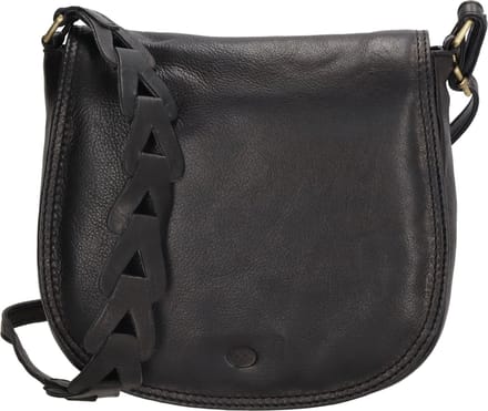 Hide & Stitches Daydreamer Schoudertas - 100% Leer - Zwart