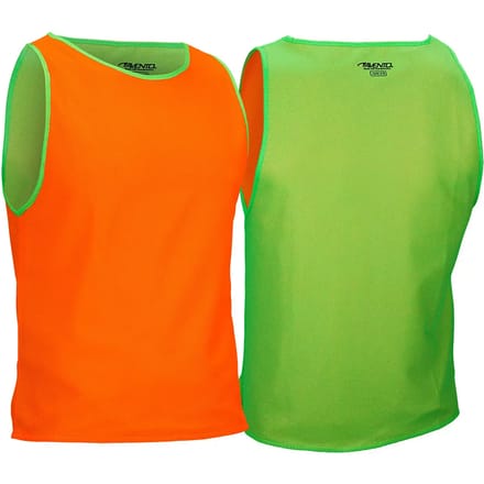 Avento Trainingshesje Dubbelzijdig - Junior - Fluorgroen/Fluororanje