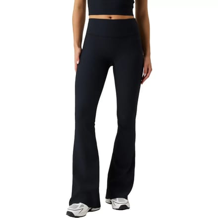 Bjorn Borg STUDIO RIBBED FLARE TIGHTS REGULAR BLACK BEAUTY 10005683-bk001