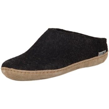 Pantoffels Glerups DK Charcoal Lammwollfilz