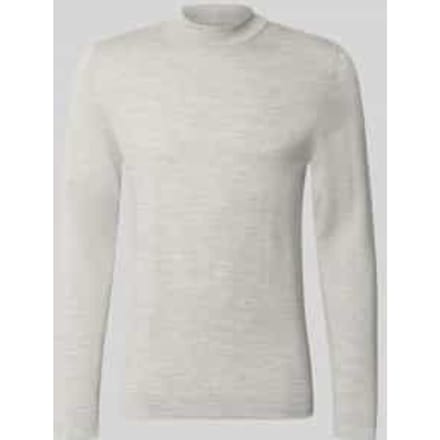 Slim fit shirt met lange mouwen van zuivere scheerwol model 'Arwon'