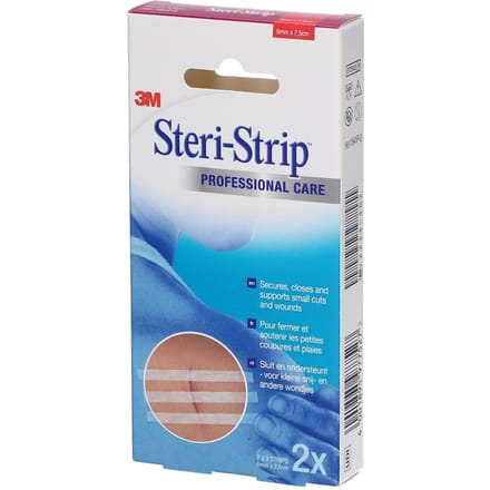 Steri-Strip Hechtstrip Steriel 6 X 75mm 2 X 3 Stuks