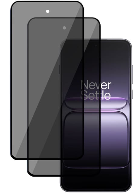 2x TechNow Privé Screenprotector geschikt voor OnePlus Nord CE 5 Screenprotector - Privacy Beschermglas - Rounded - Privacy Proteqt+
