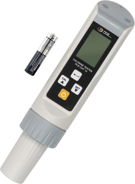 Chloormeter PCE-CHT 10 voor zwembaden | Snelle meting | Wateranalyse