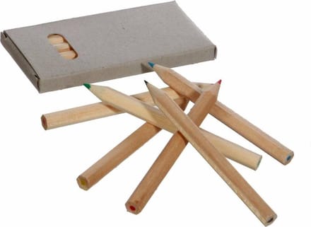 12 setjes kleurpotloodjes = 72 potloodjes