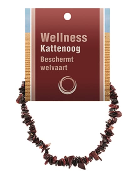 Kattenoog splitarmband + kaart