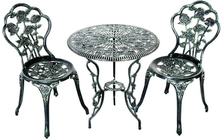 Balkonset - Bistroset - Tuinset - bistroset 2 persoons - Antiek - Groen - 3 delig