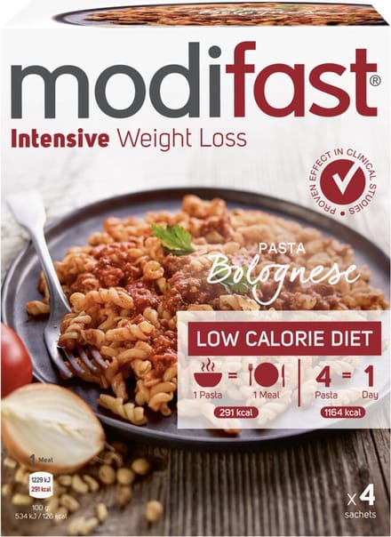 Modifast Weight Control Pasta Bolognese - 3 x 4 x 62 gr - Voordeelverpakking