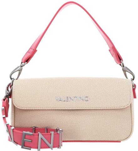 VALENTINO schoudertas Alexia Summer Flap Bag Nat / Rosa beige