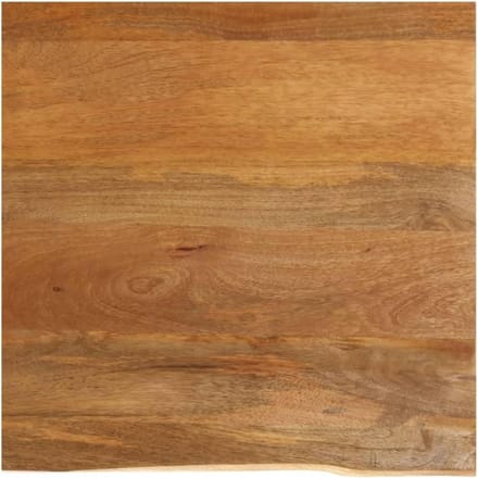 Massief Houten Tafelblad met Natuurlijke Rand 60x60 cm